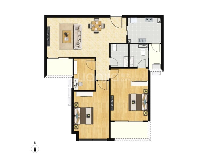 日月光伯爵天地--建面 90m²