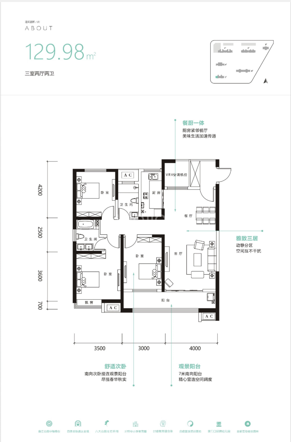 启迪·大院儿户型图(链家网)