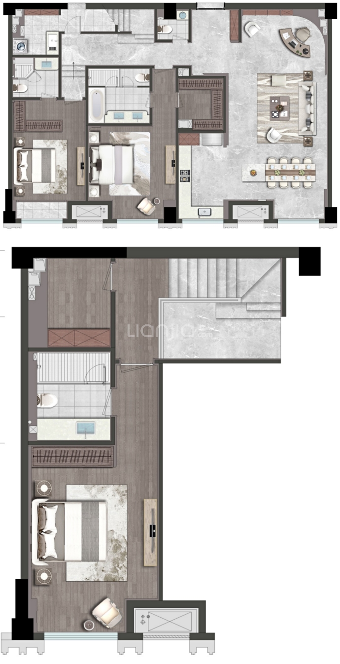 中冶锦绣公馆--建面 236m²