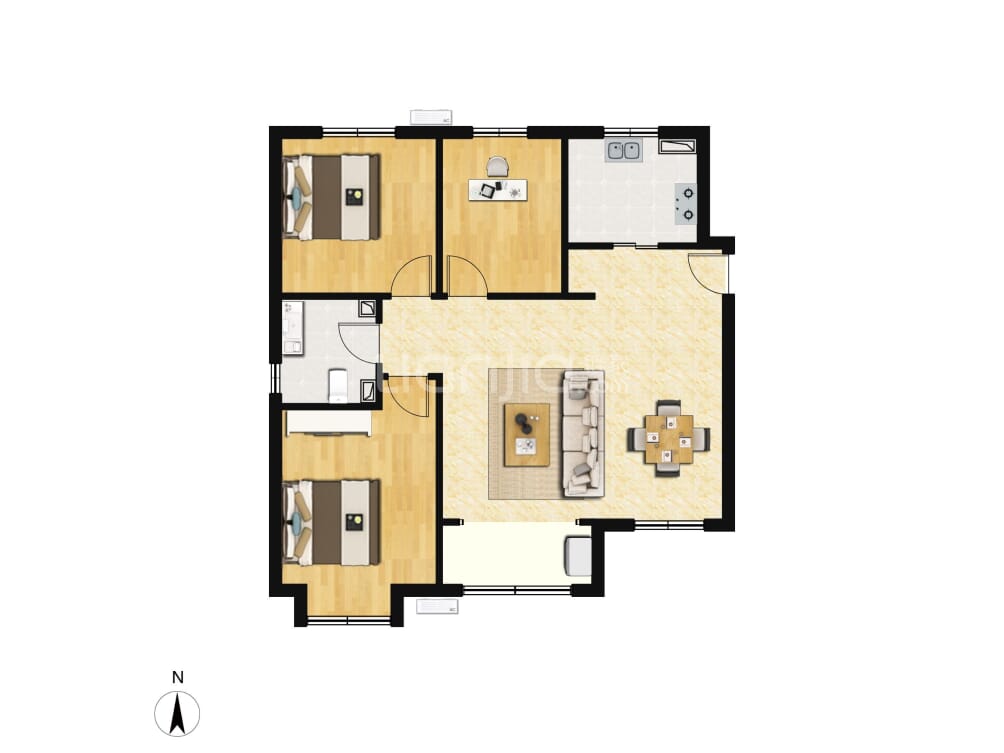 中交雅郡·城东春晓户型图(链家网)