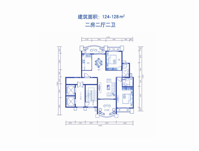 亚特兰蒂斯--建面 128m²