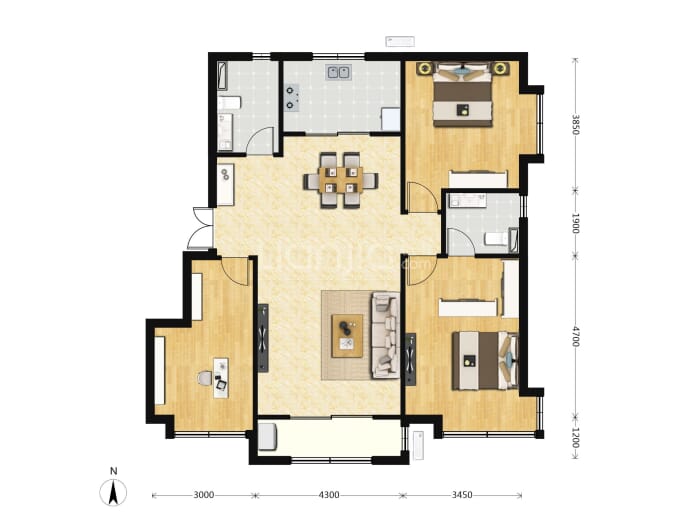 中交上东湾--建面 127m²