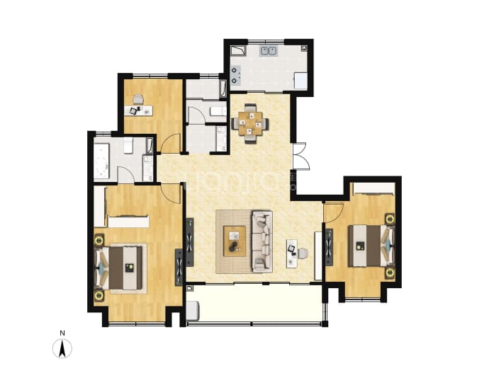 菉城江南--建面 123m²