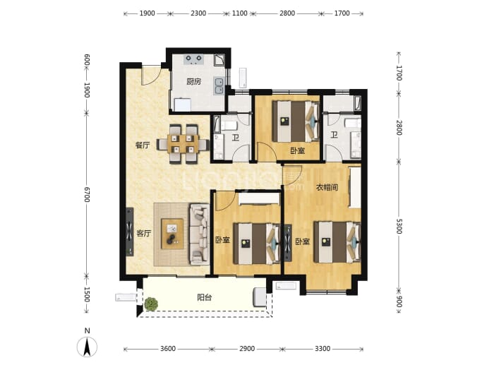 中交澄园--建面 105m²