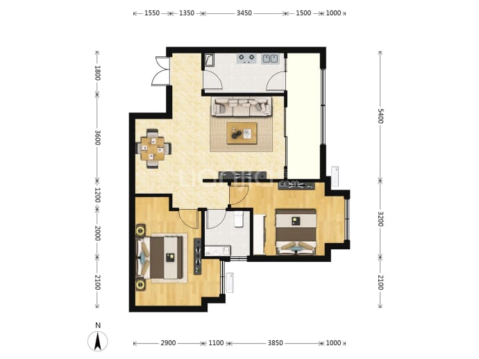 富州平顶山--建面 76m²