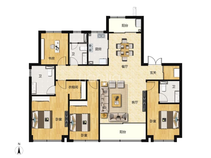 融创中心--建面 177m²