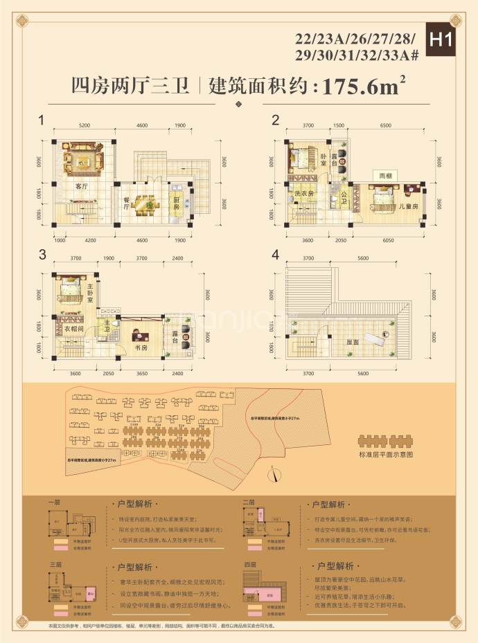 南宁五象智慧健康城--建面 175.6m²