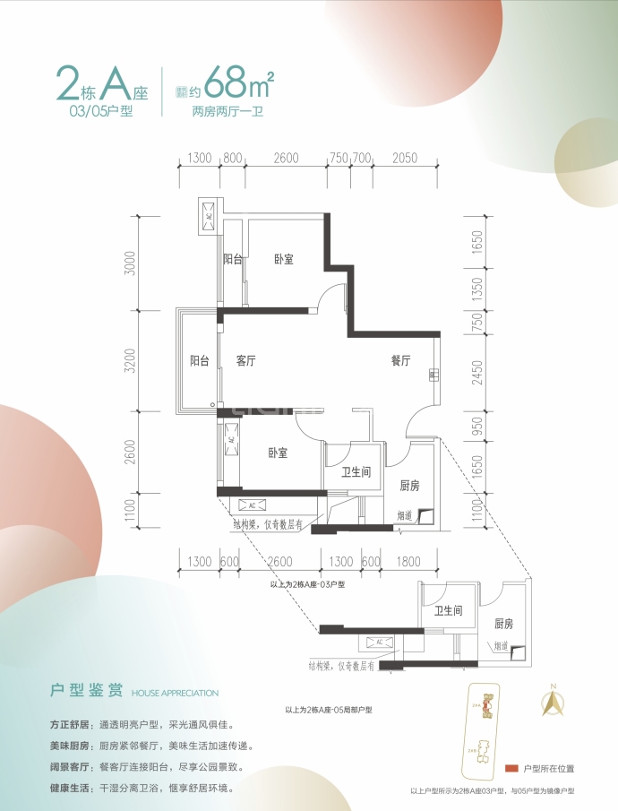 璟荟名庭--建面 68m²