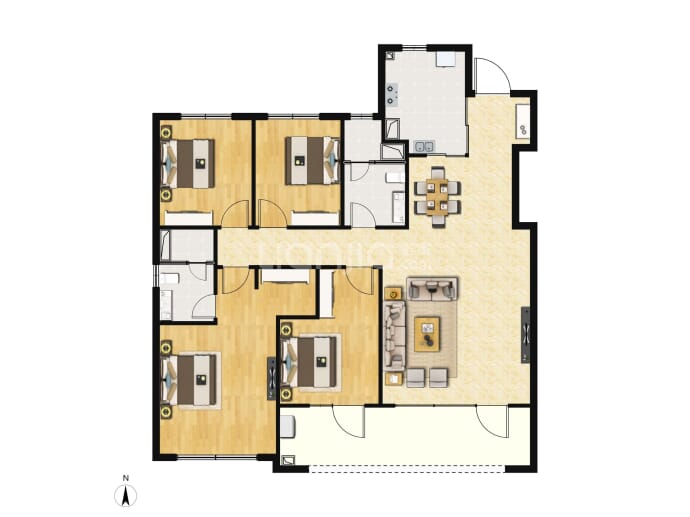 君一金茂· 云谷金茂府--建面 145m²