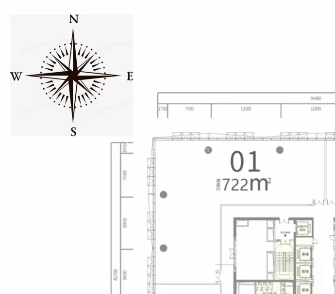 粤海城--建面 722m²