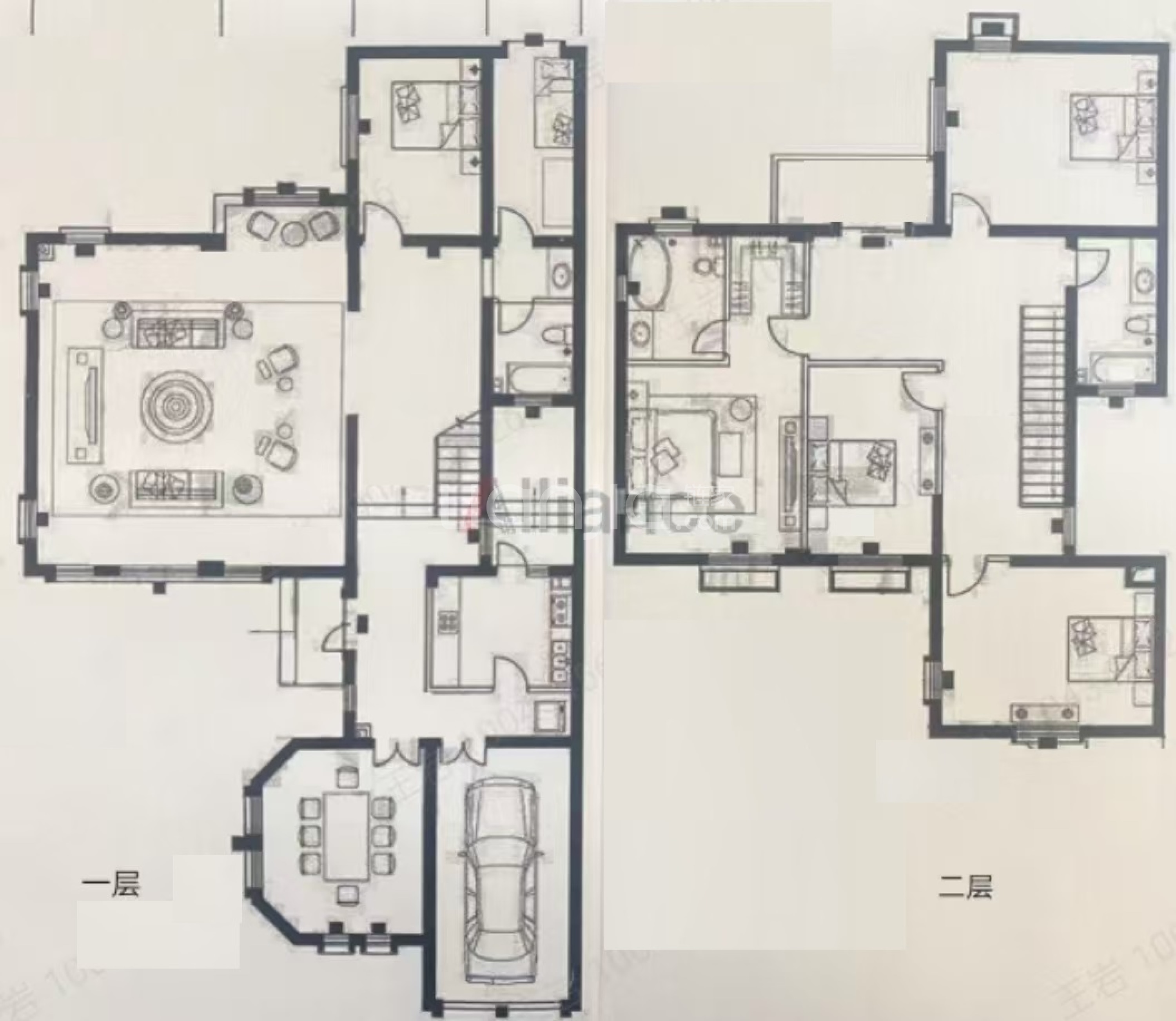 此房满五年  南北通透户型方正  毛坯随意装-户型图
