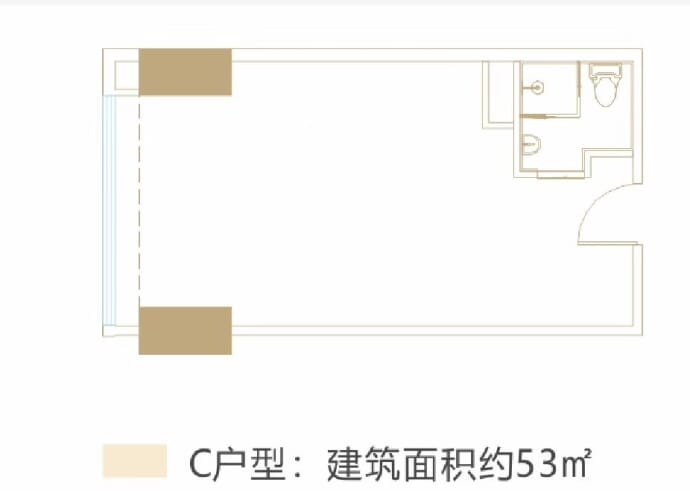 华远华时代--建面 53m²