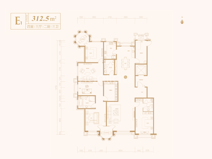 观山悦--建面 312.5m²