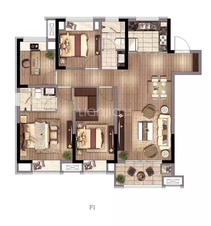 仙林首望城--建面 113m²