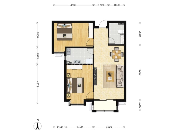 天骥智谷--建面 83.16m²