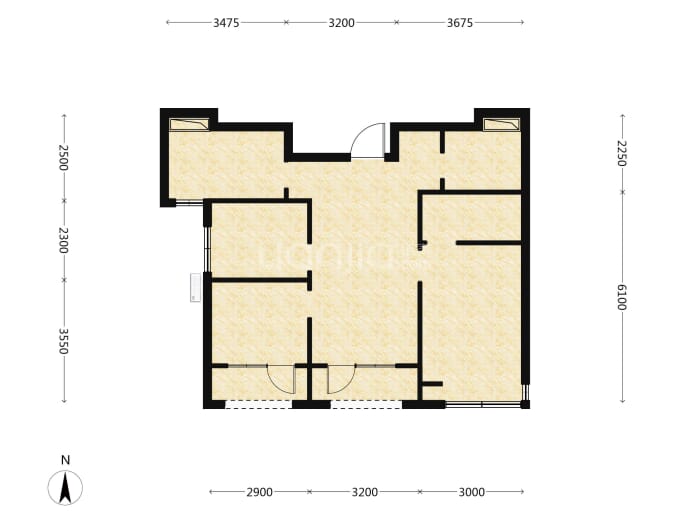 京投发展森与天成--建面 89m²