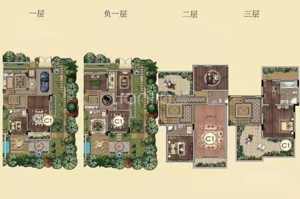 林语山墅户型图(链家网)