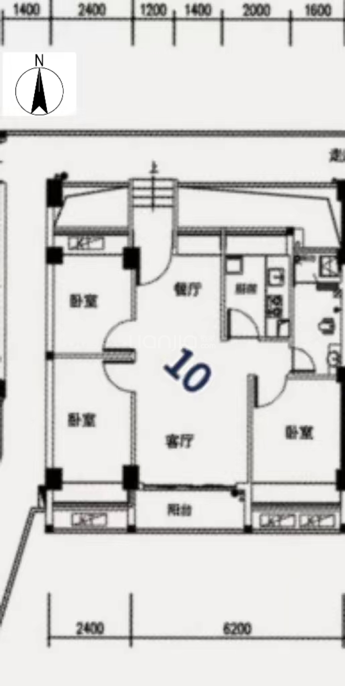 恒裕雅轩--建面 81.75m²