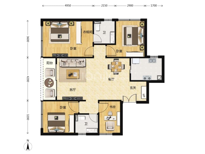 会展湾东城--建面 140m²