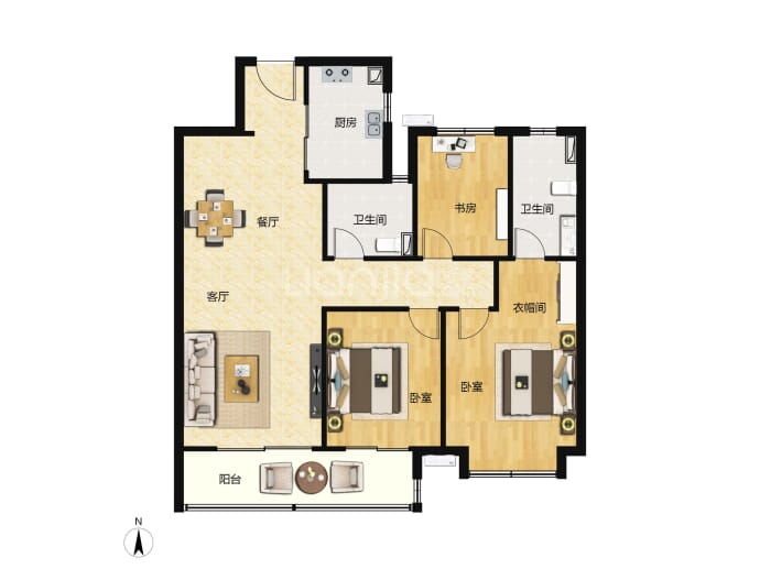 中交泓园--建面 110m²