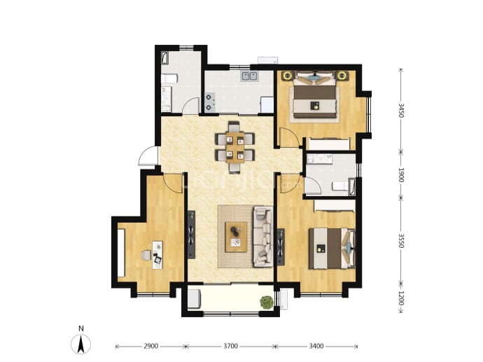 中交上东湾--建面 106m²