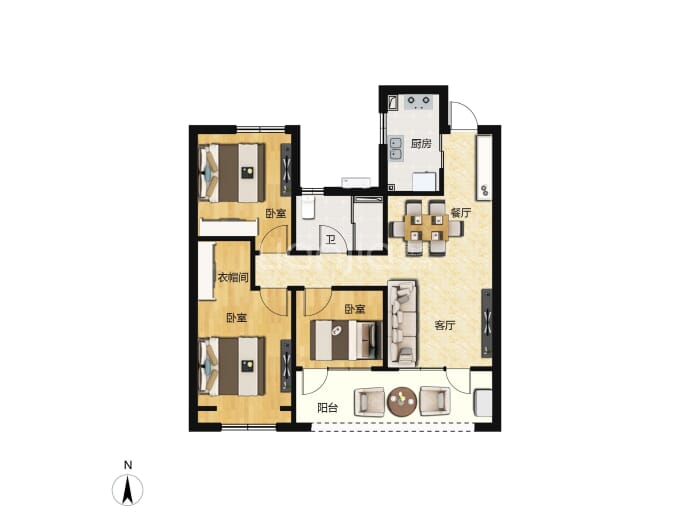 中车四方智汇港--建面 105m²