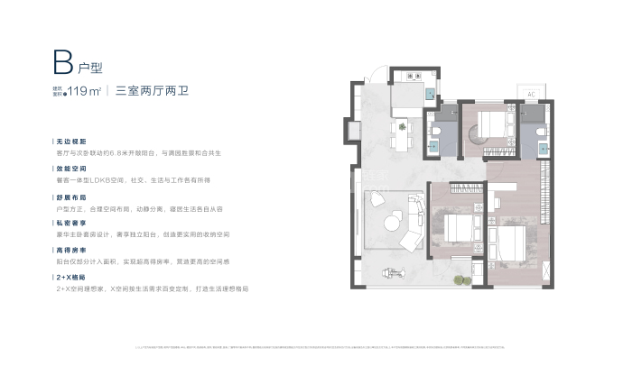 海信·君悦--建面 119m²