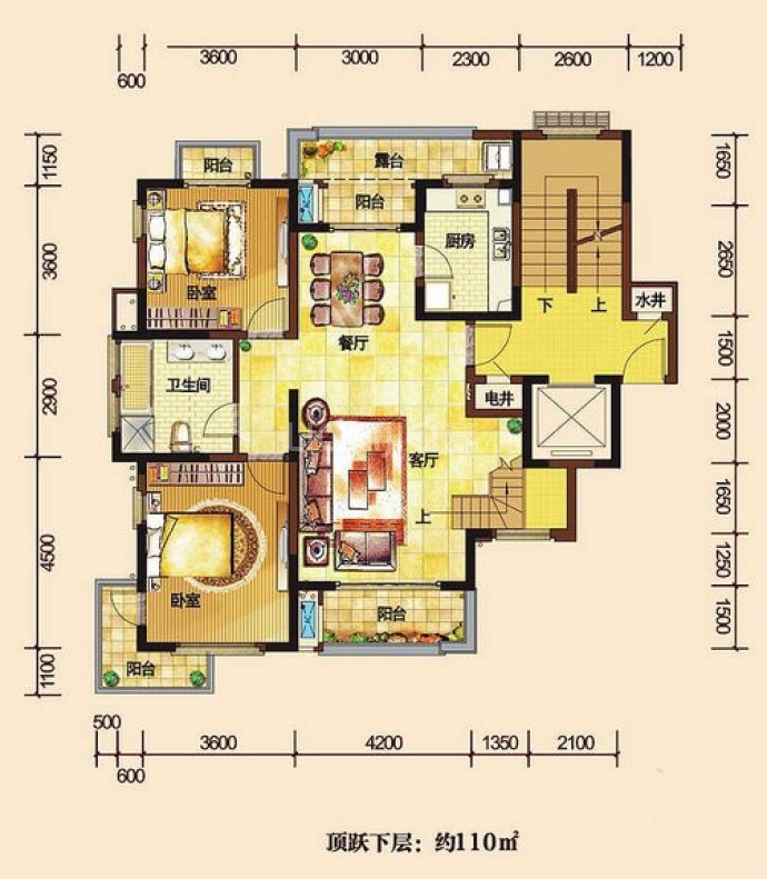 慧远美林谷--建面 110m²