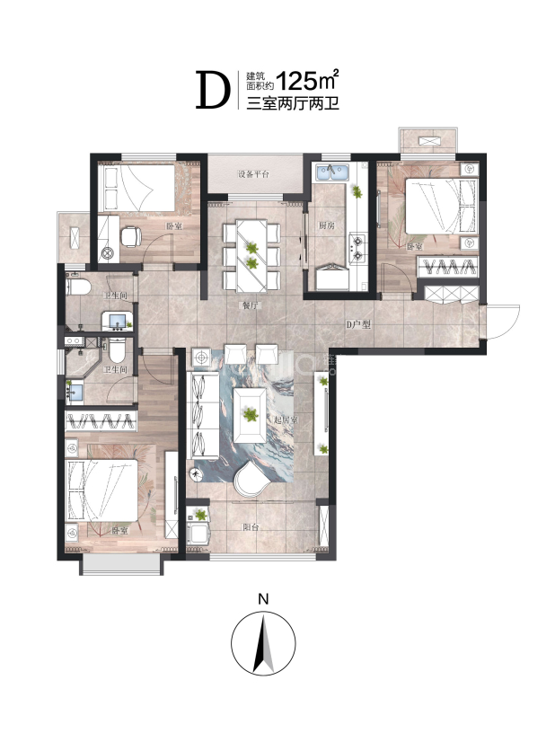 石家庄新房 石家庄楼盘 新华楼盘 润江新华壹号 润江新华壹号户型图