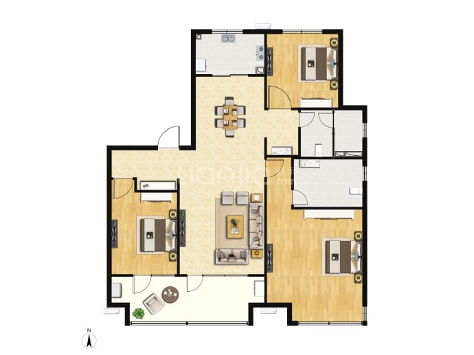 绿地·国科健康科技小镇--建面 127m²