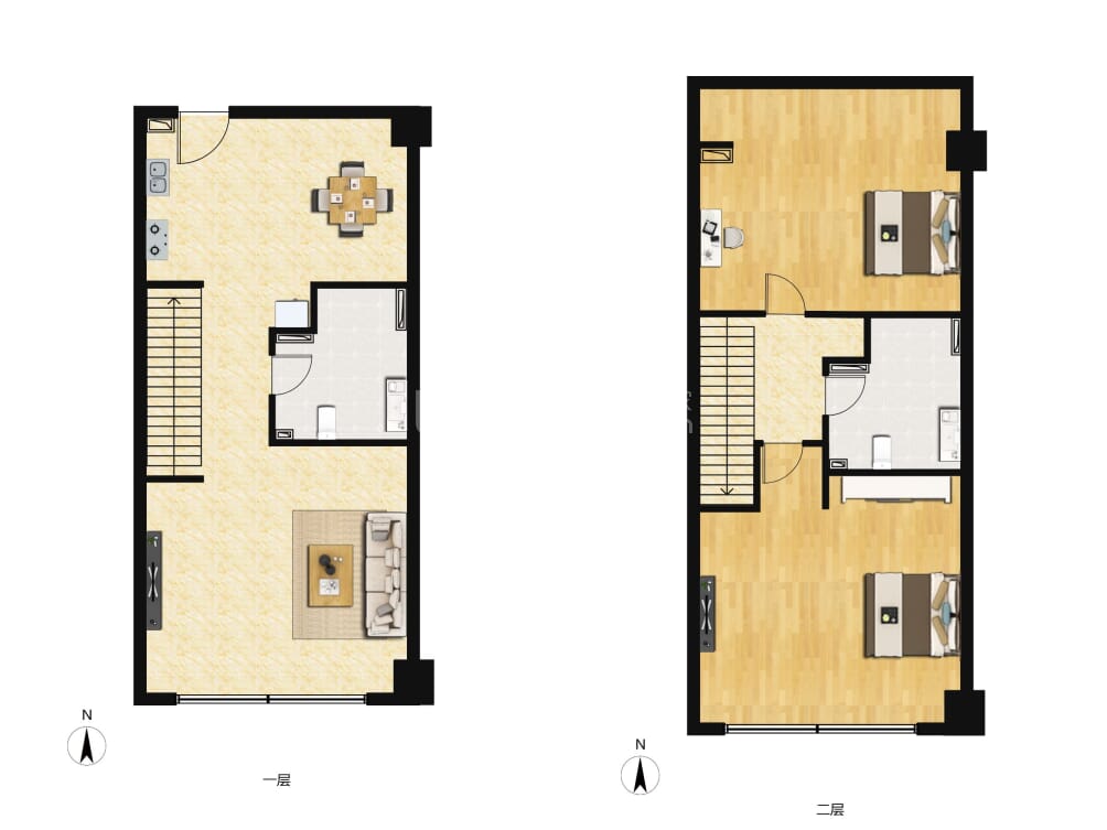 钱塘one户型图(链家网)