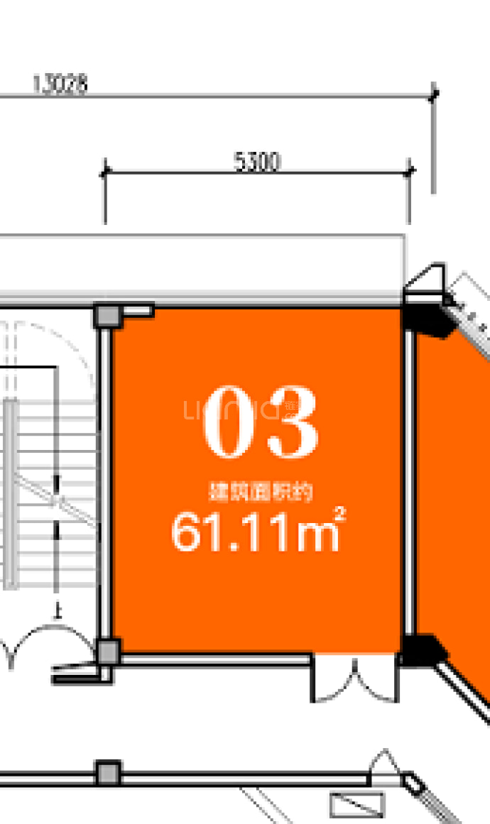 粼江云境--建面 61.11m²