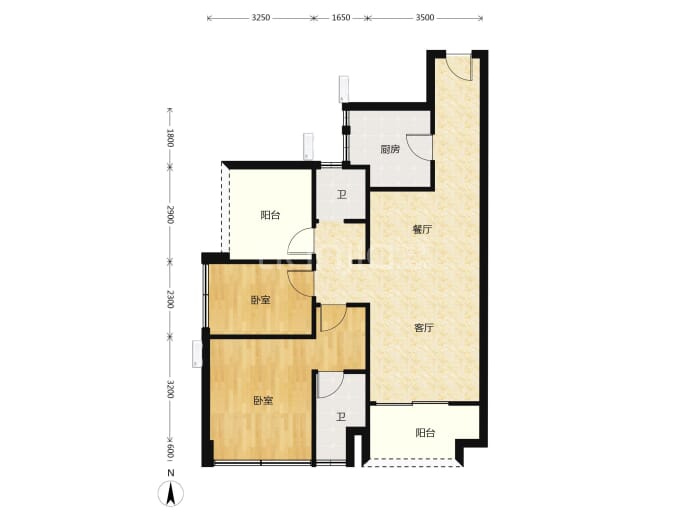 中山108君悦府--建面 89m²