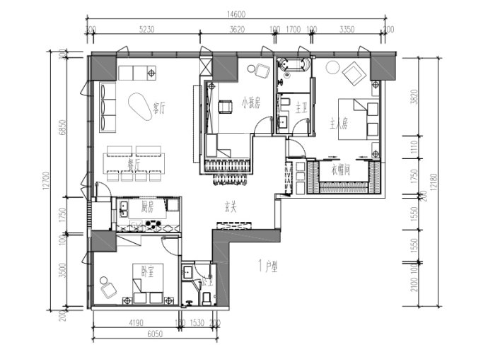 京基御景峯--建面 185m²