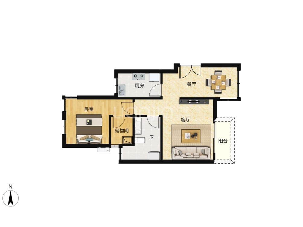 上海长滩户型图(链家网)