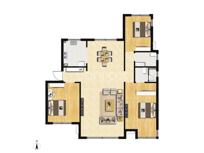 中海公园上城--建面 125m²