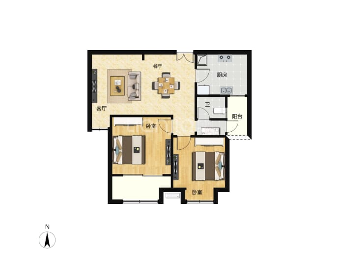 新天地·襄乐府--建面 86.45m²