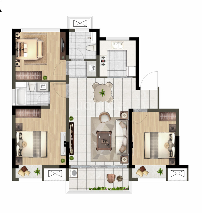 新舟逸园--建面 95m²