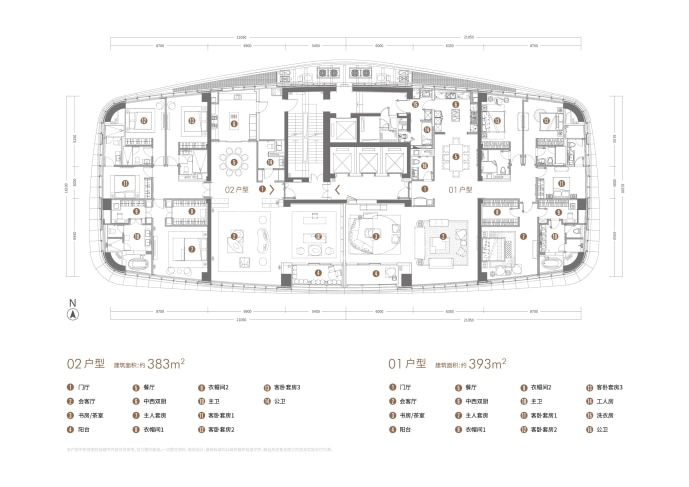 岗厦天元花园--建面 393m²