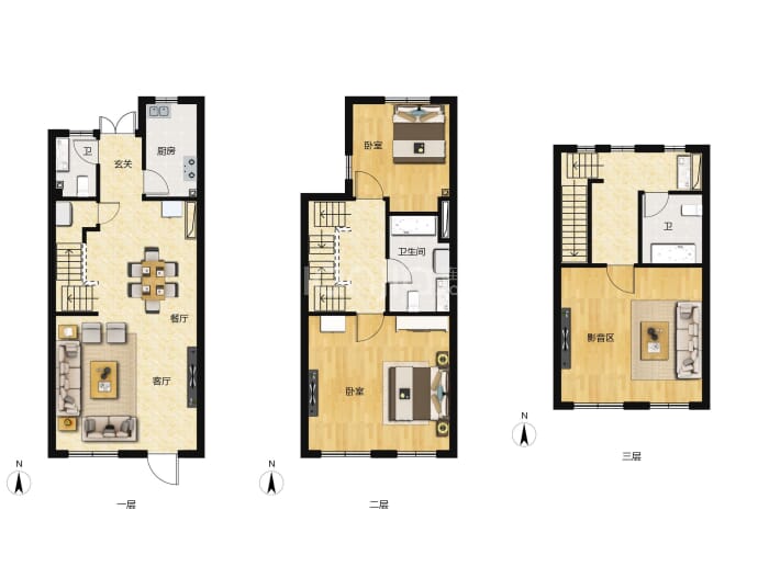 金融街·听湖小镇--建面 131m²