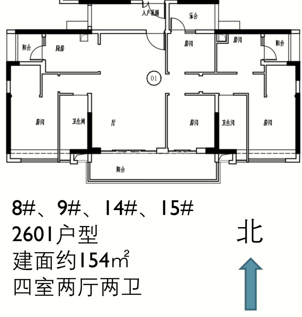 越秀东坡户型图图片