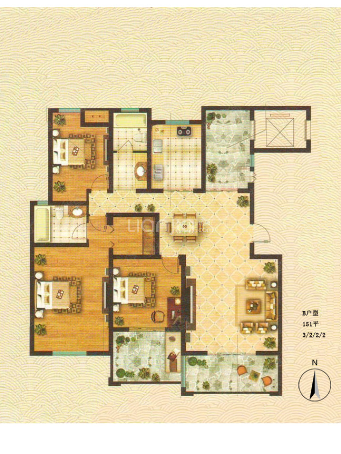 中建瀛园--建面 151m²