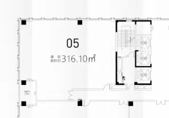 彩虹天空中心--建面 316.1m²