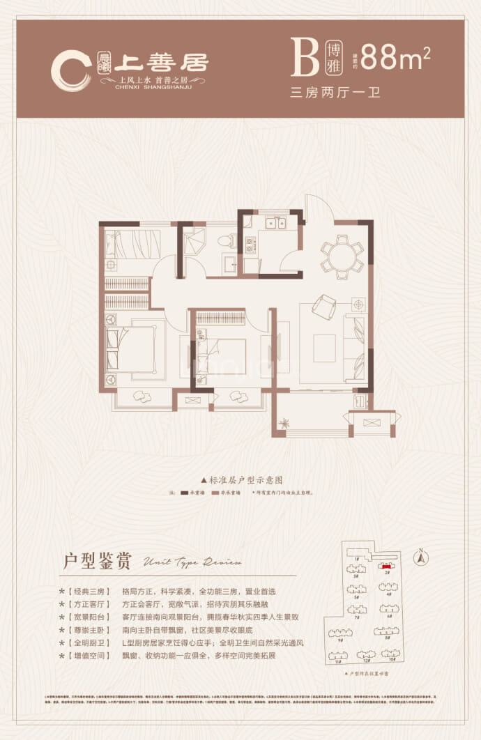 上善居--建面 88m²