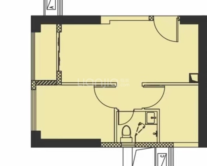 御景荟都--建面 61m²