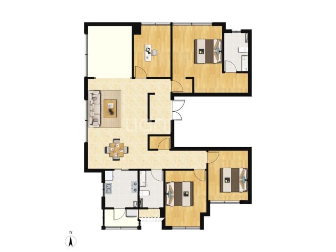 马厂坝TOD青云壹号--建面 154m²