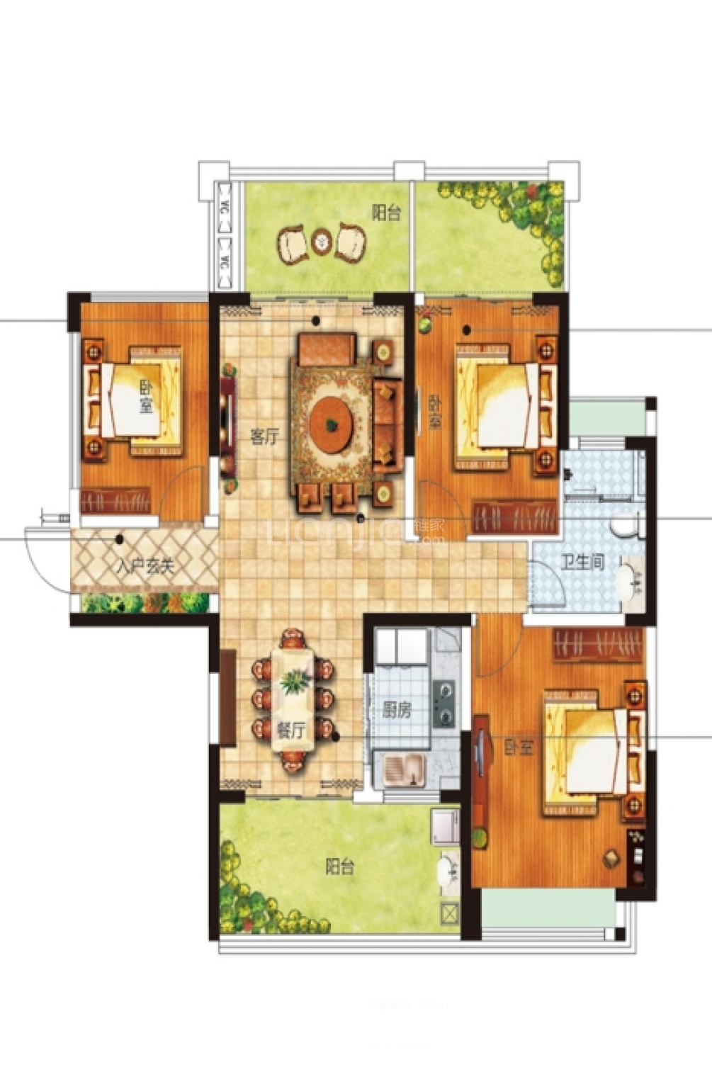 海口南海·幸福汇户型图(海口贝壳旅居)