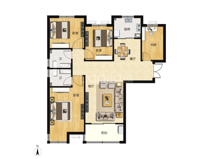 汇泉景悦城--建面 118m²