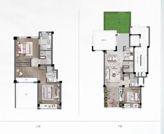 绿城檀影云庐--建面 131m²