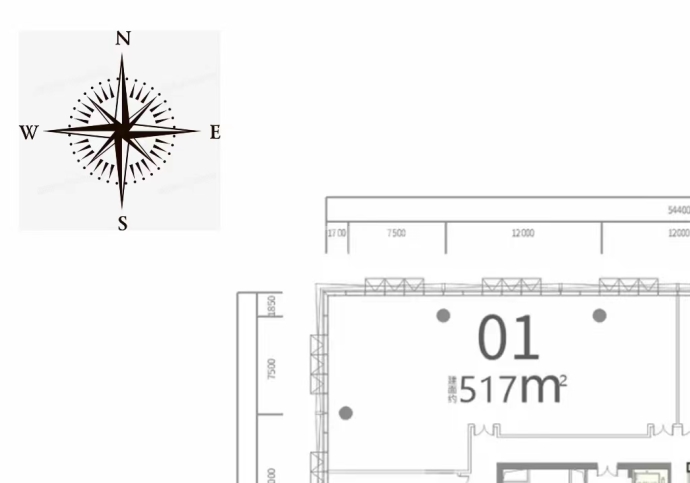 粤海城--建面 517m²